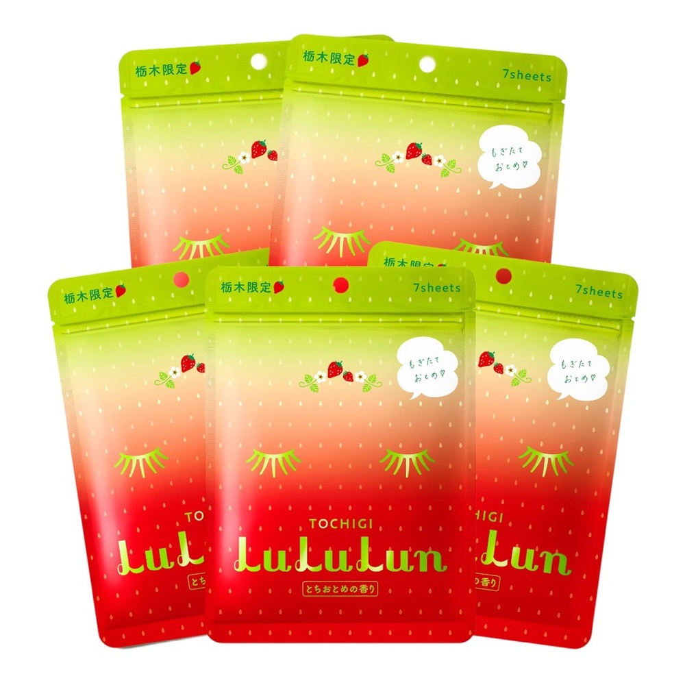 LULULUN 7 DAYS SHEET MASK- STRAWBERRY (TOCHIGI) - BRAND NEW, NO BOX